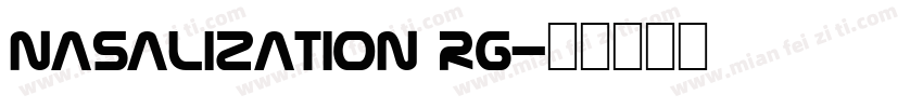 Nasalization Rg字体转换